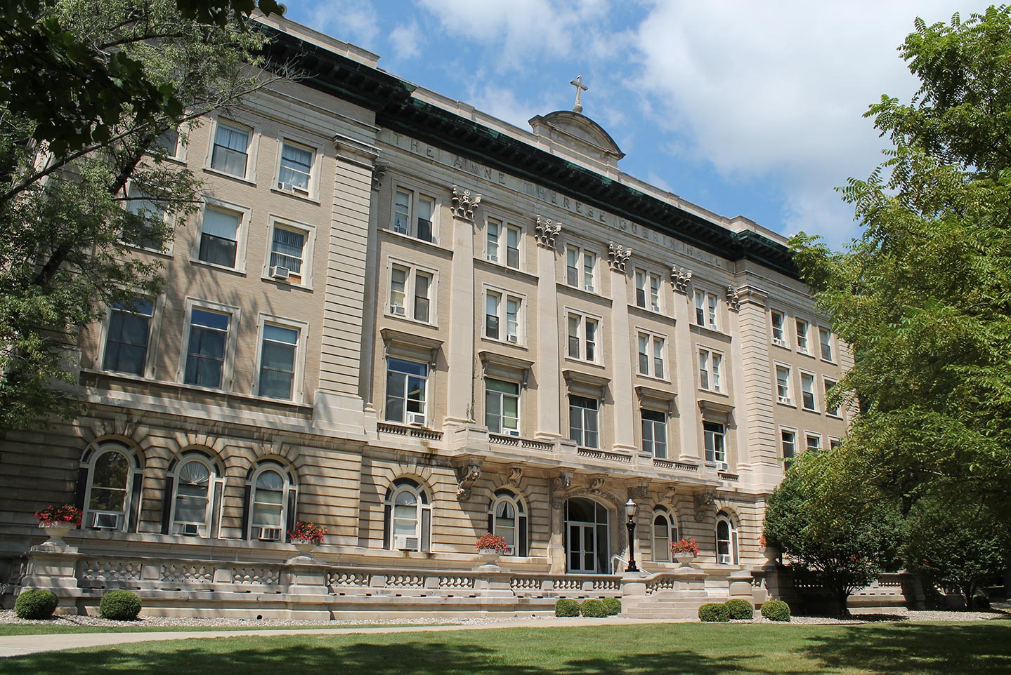 Exterior view of Guerin Hall