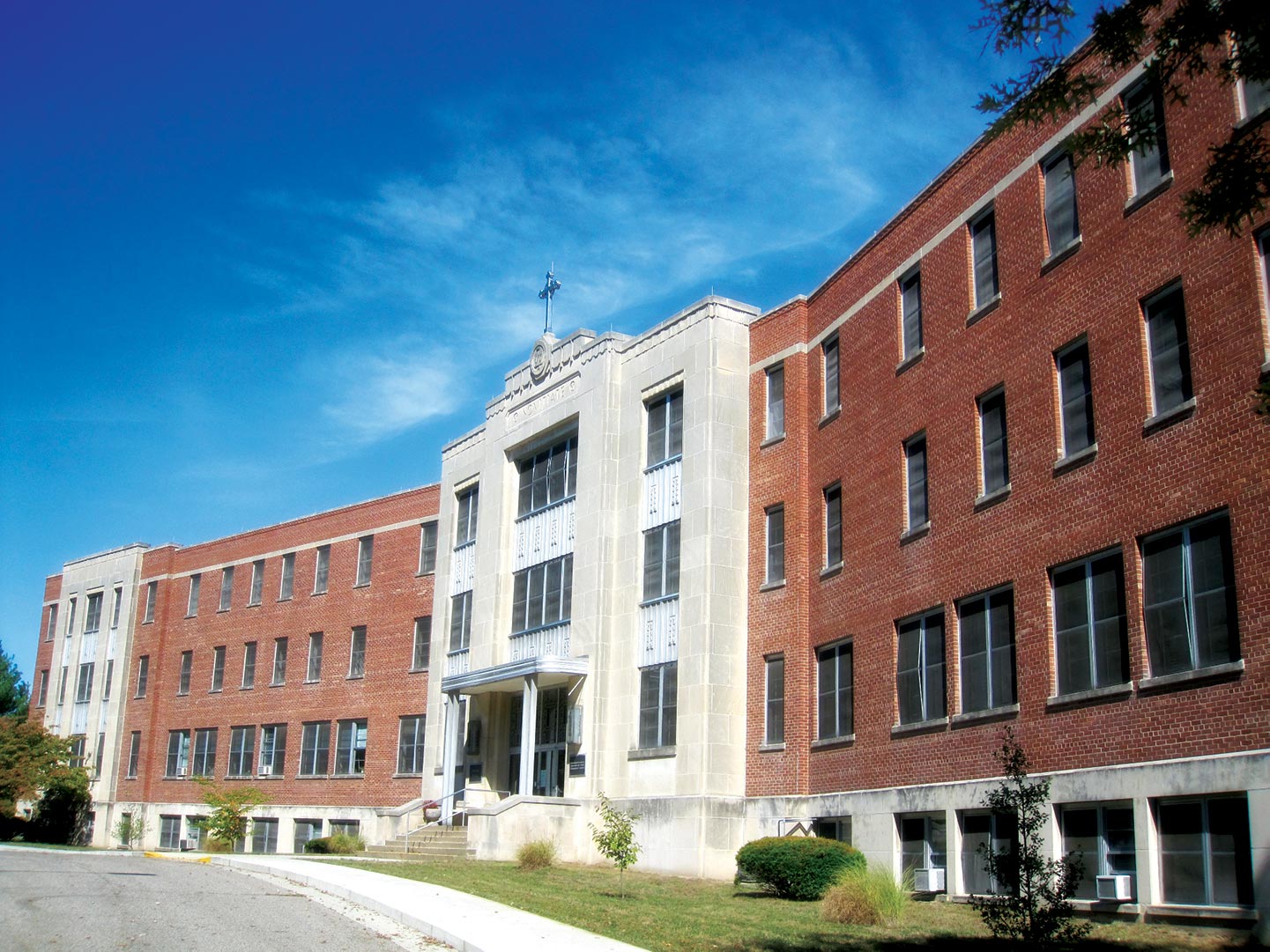 Exterior view of Owens Hall