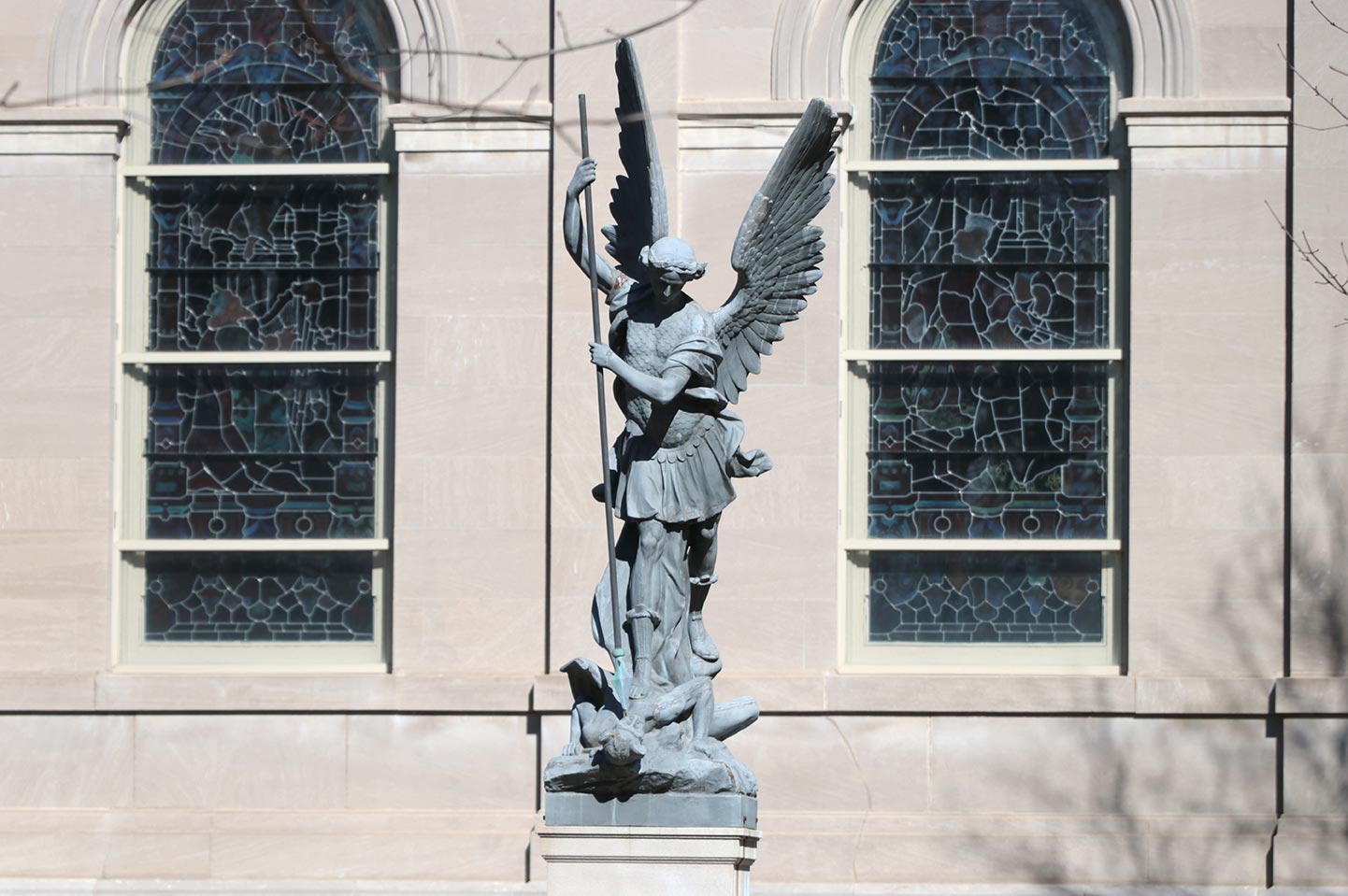The Archangel of Saint Michael statue